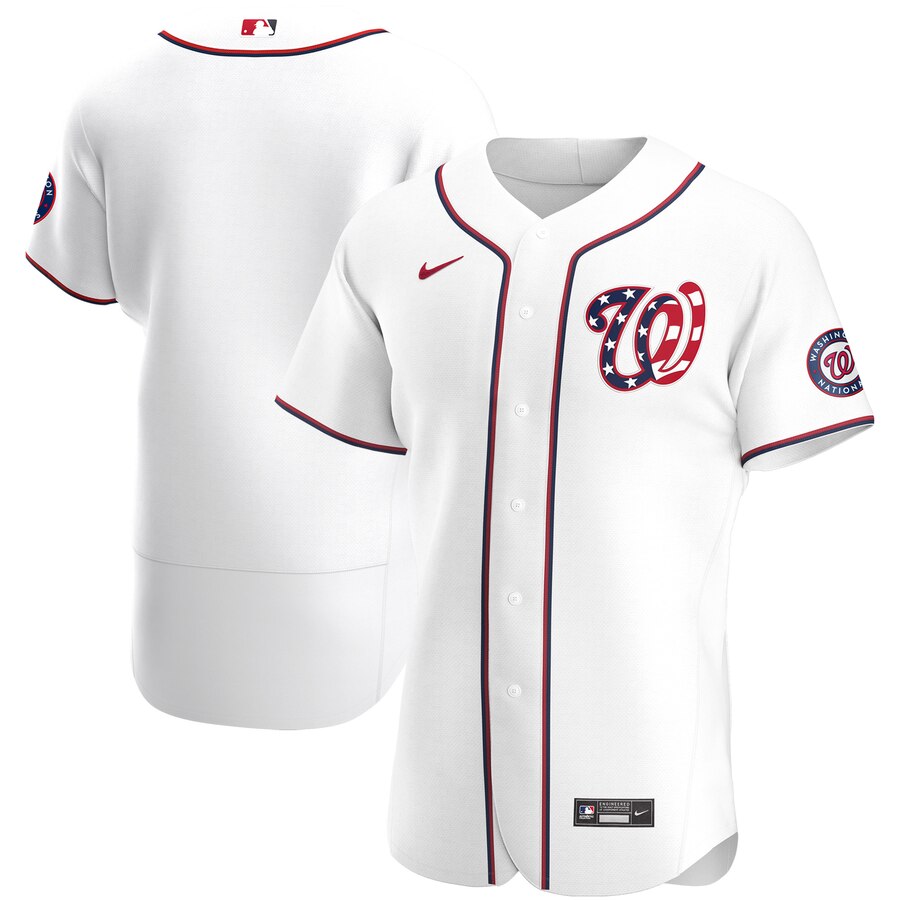 Washington Nationals Men Nike White Alternate 2020 Authentic MLB Jersey